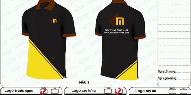 - Produce uniforms for the Moc Anh Furniture Company