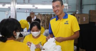CEO DONY Garment, Pham Quang Anh said DONY Mask was “the medication” that the company needed to survive during the pandemic. Photo: Hoang Trieu
