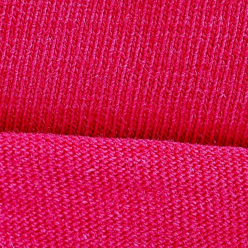 Interlock stitch knit fabric