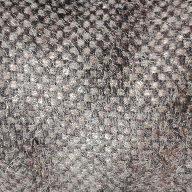 Knit fabric with a bird’s eye design