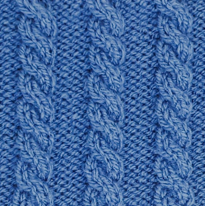 Cable knit fabric