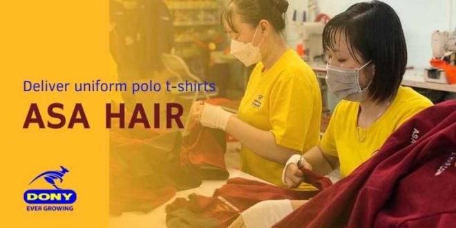 ASA HAIR polo t-shirts