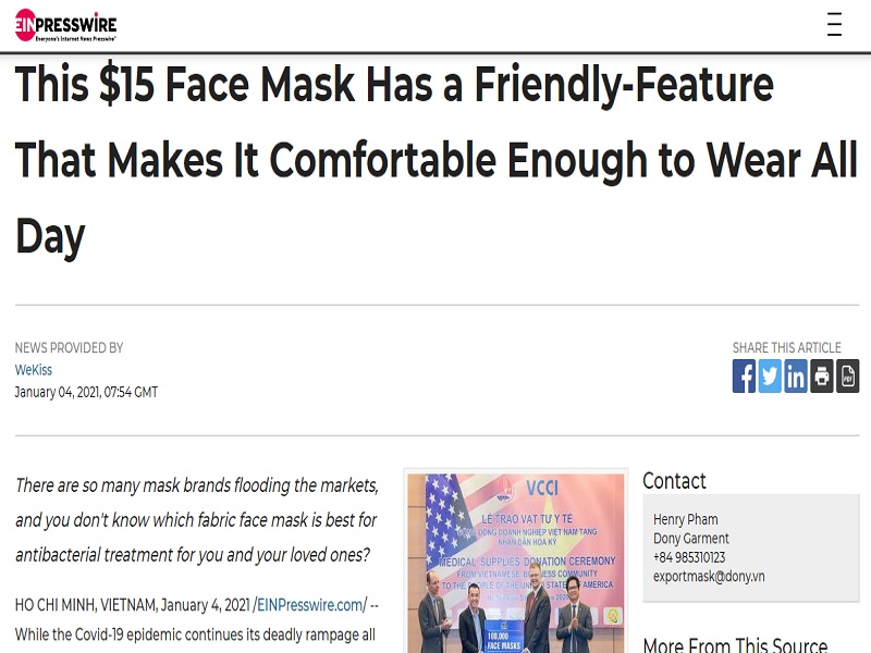 This $15 Face Mask Has a Friendly-Feature That Makes It Comfortable Enough to Wear All Day