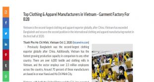 Top Clothing & Apparel Manufacturers in Vietnam - Garment Factory For B2B