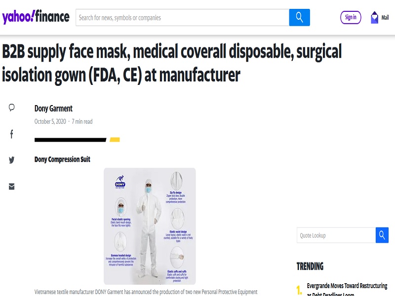 B2B supply face mask, medical coverall disposable, surgical isolation gown (FDA, CE) at manufacturer