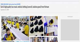 - Safe & high-quality face mask, medical clothing (coverall, isolation gown) from Vietnam