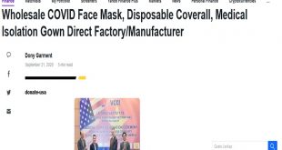 Wholesale COVID Face Mask, Disposable Coverall, Medical Isolation Gown Direct Factory/Manufacturer
