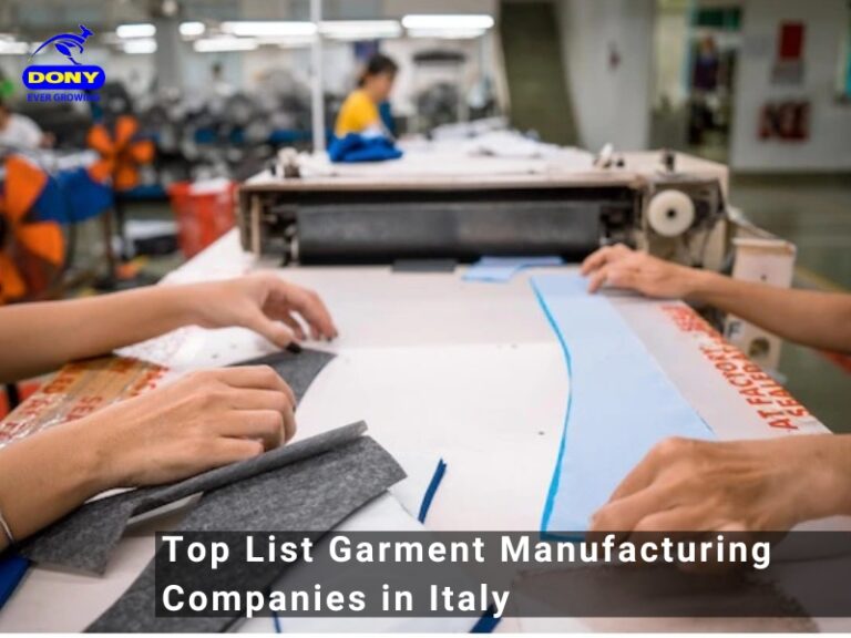 Top 6 Garment Manufacturing Companies in Italy 2023