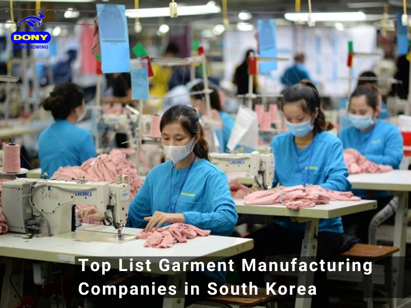 - Top 5 Garment Manufacturing Companies in South Korea