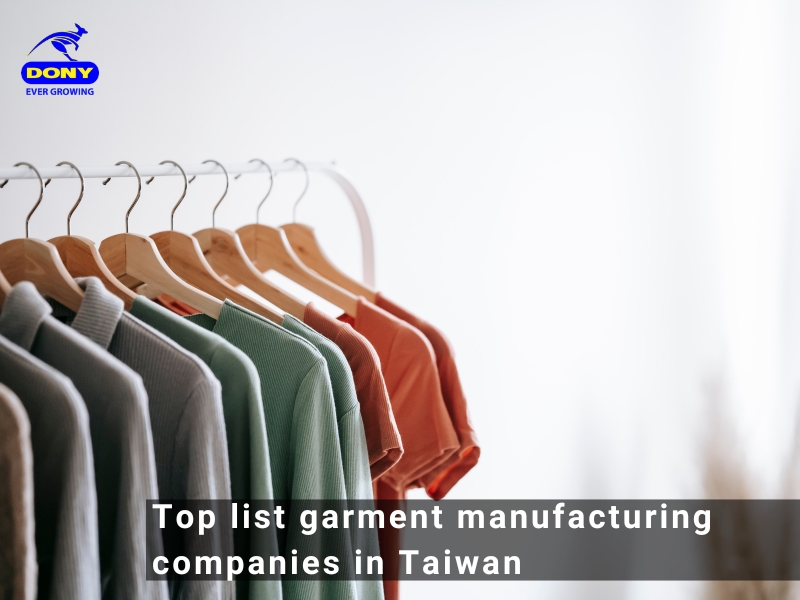 - Top list garment manufacturing companies in Taiwan