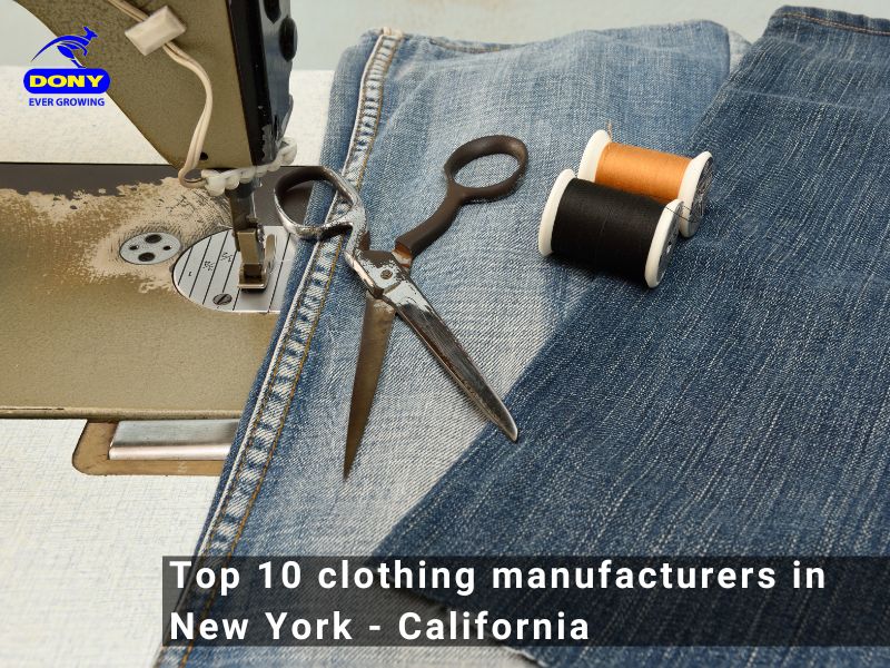 - Top 10 clothing manufacturers in New York - California