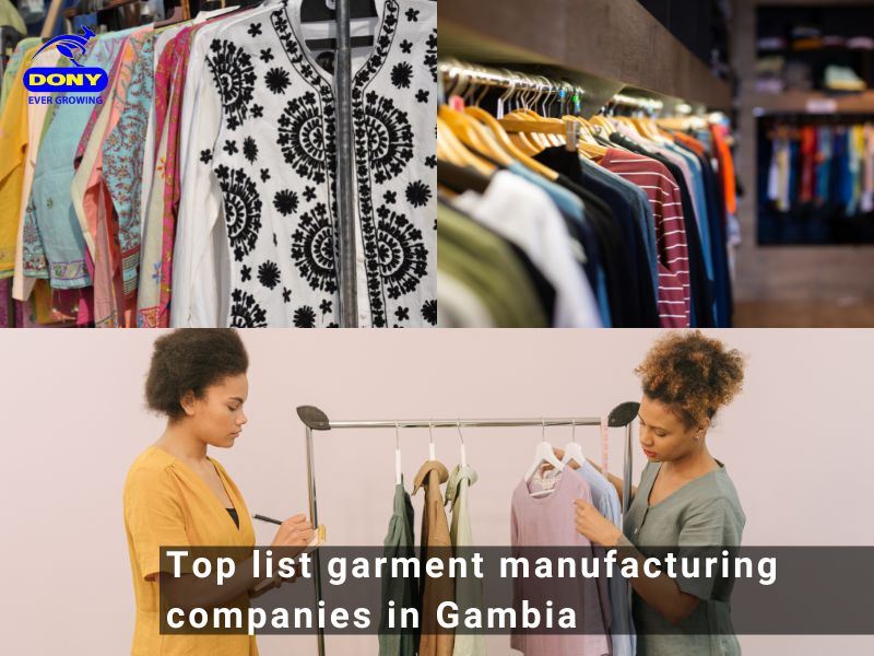 Top list garment manufacturing companies in Gambia