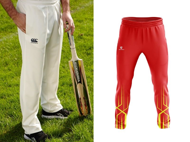 Cricket pants can be designed according to the characteristics of the team
