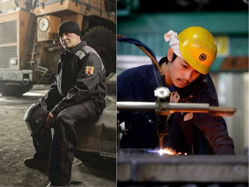 Industrial uniforms are also of more protective interest