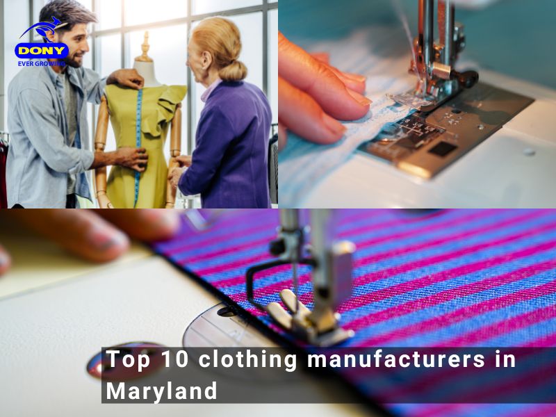Top 10 clothing manufacturers in Maryland 2023