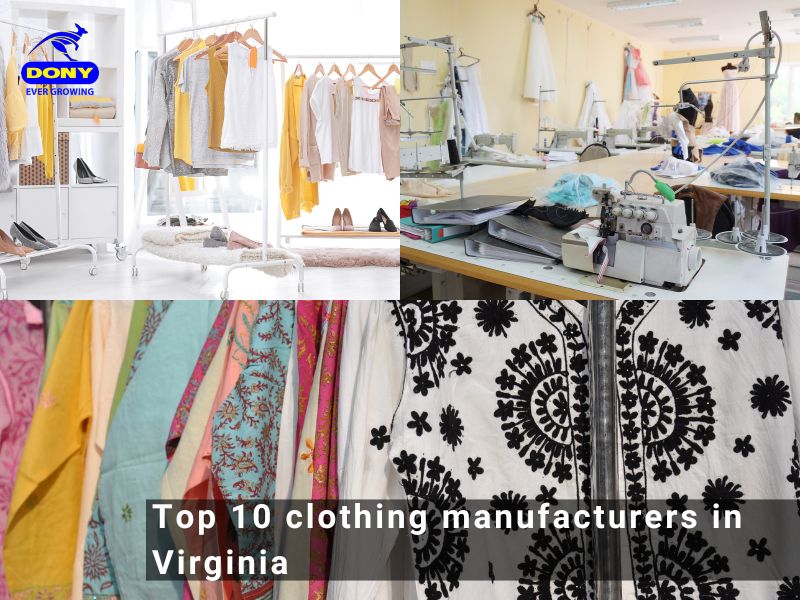 Top 10 clothing manufacturers in Virginia 2023