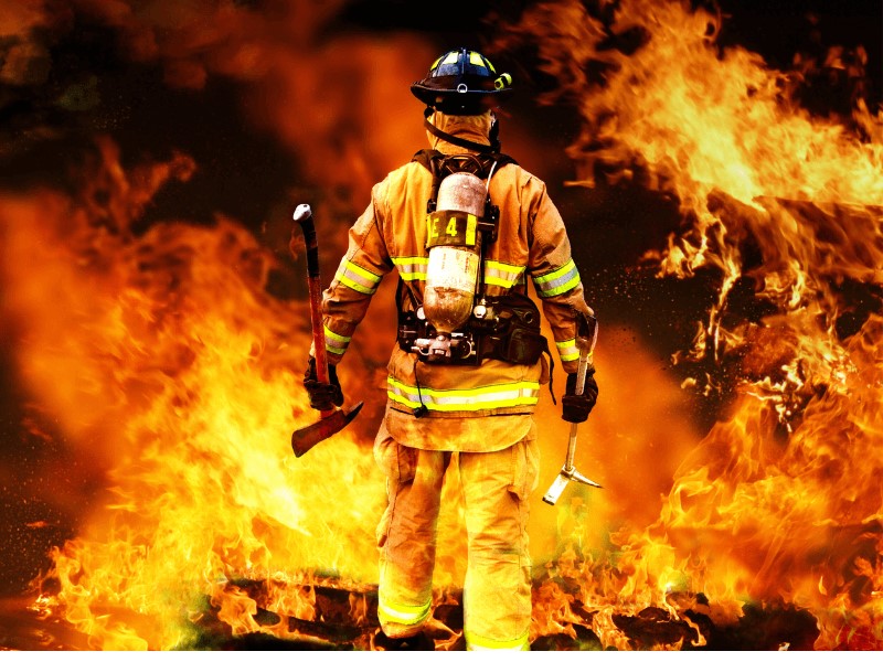 Firefighter uniforms should be designed to be easily seen in low-light or smoky conditions.