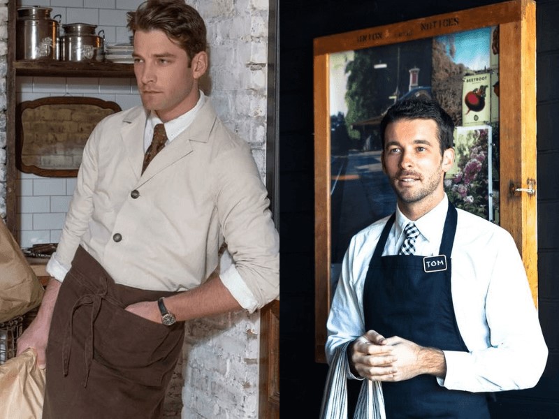 The classic waiter's uniform is timeless and traditional