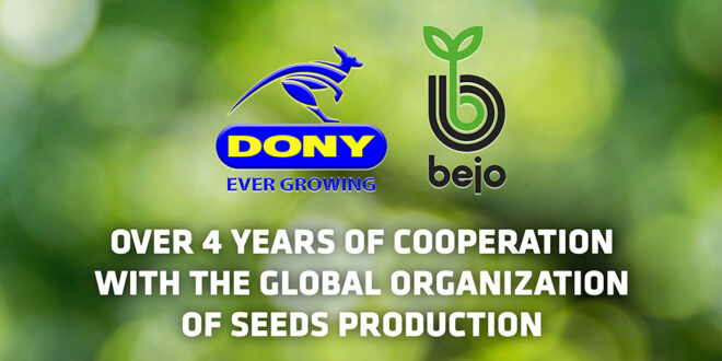 - Over 4 Years Of Cooperation Between The Global Organization Of Seeds Production & DONY Garment