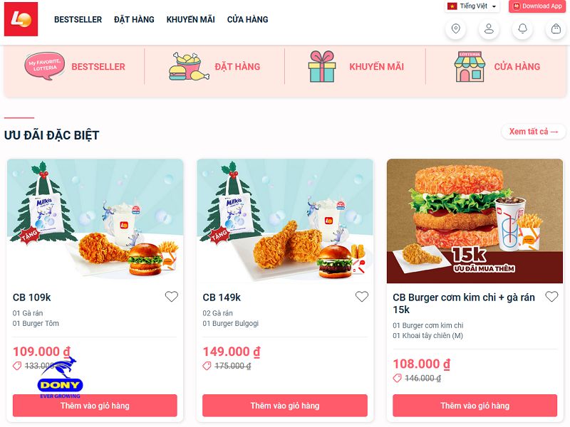 Lotteria - Top 10 Best Fast Food Brands in Vietnam Lotteria