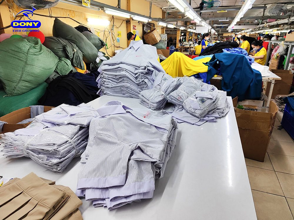 - Manufacturing Shirt Uniform For Customer Of The Driver Training And Examination Center