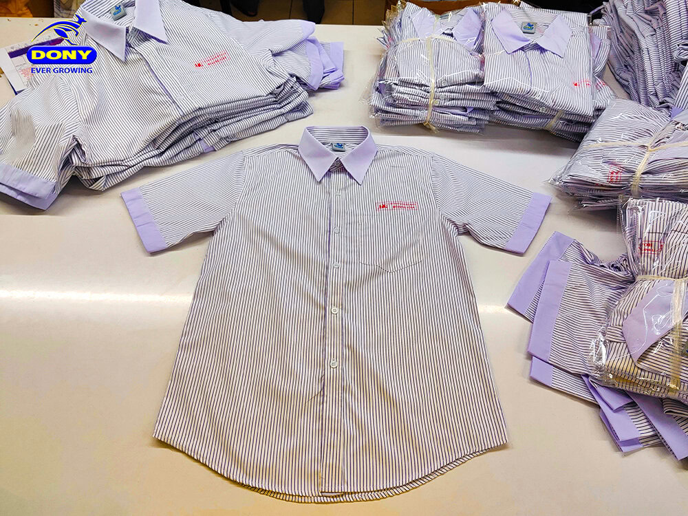 - Manufacturing Shirt Uniform For Customer Of The Driver Training And Examination Center