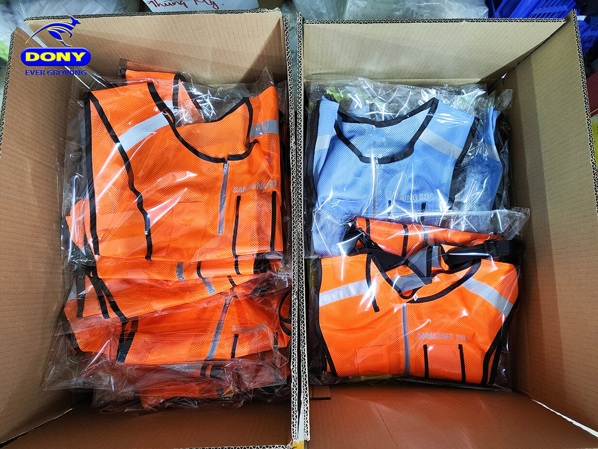 - Manufacturing Reflective Safety Vest For The Subsidiary Of Samsung Group