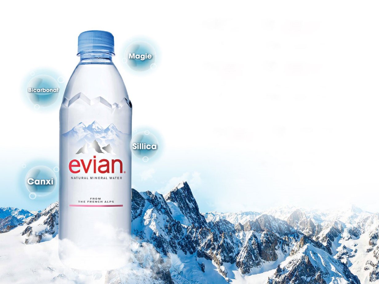 Evian Mineral Water
