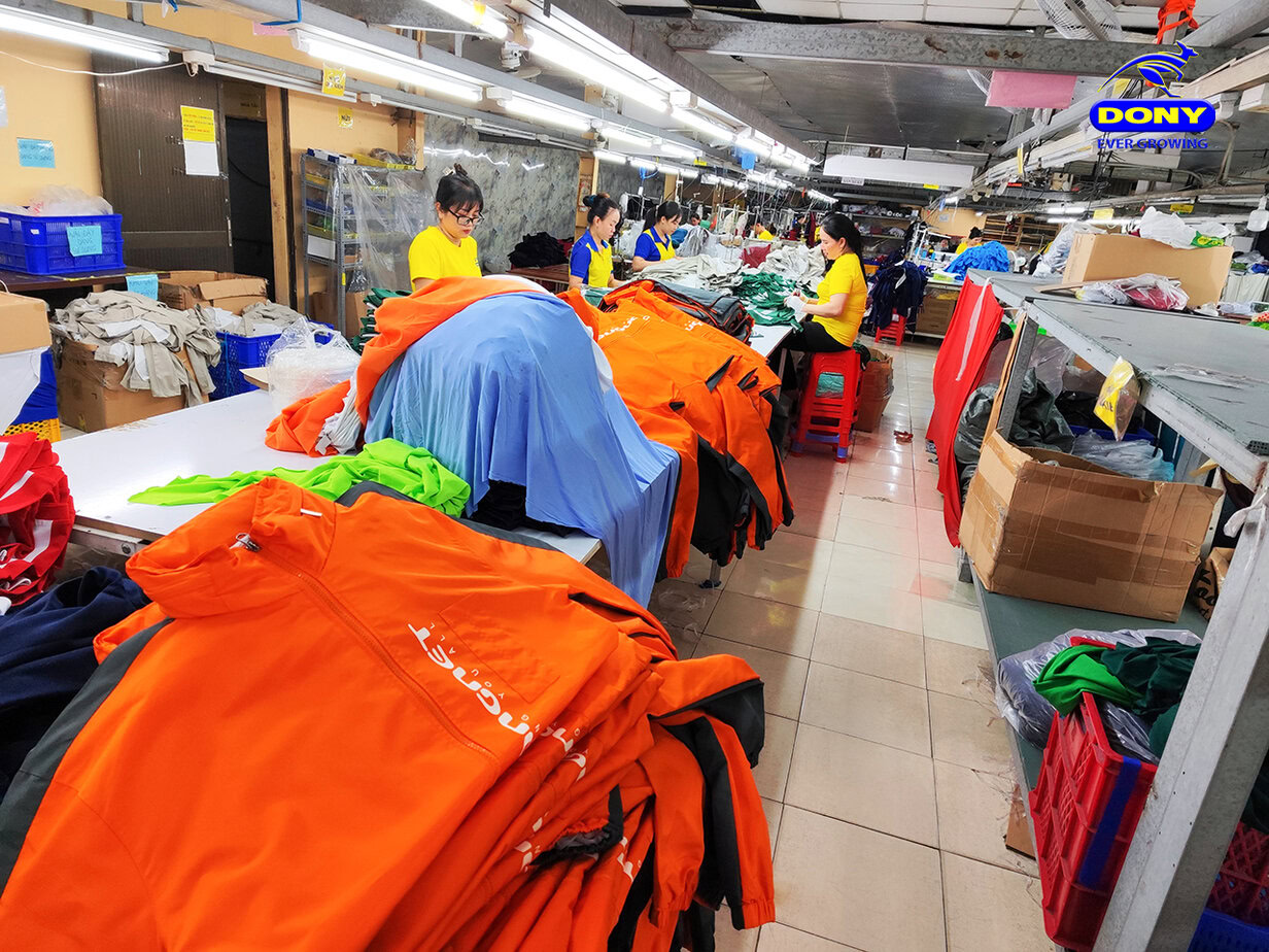 - MANUFACTURING JACKET UNIFORM FOR THE CLIENT IN CAMBODIA