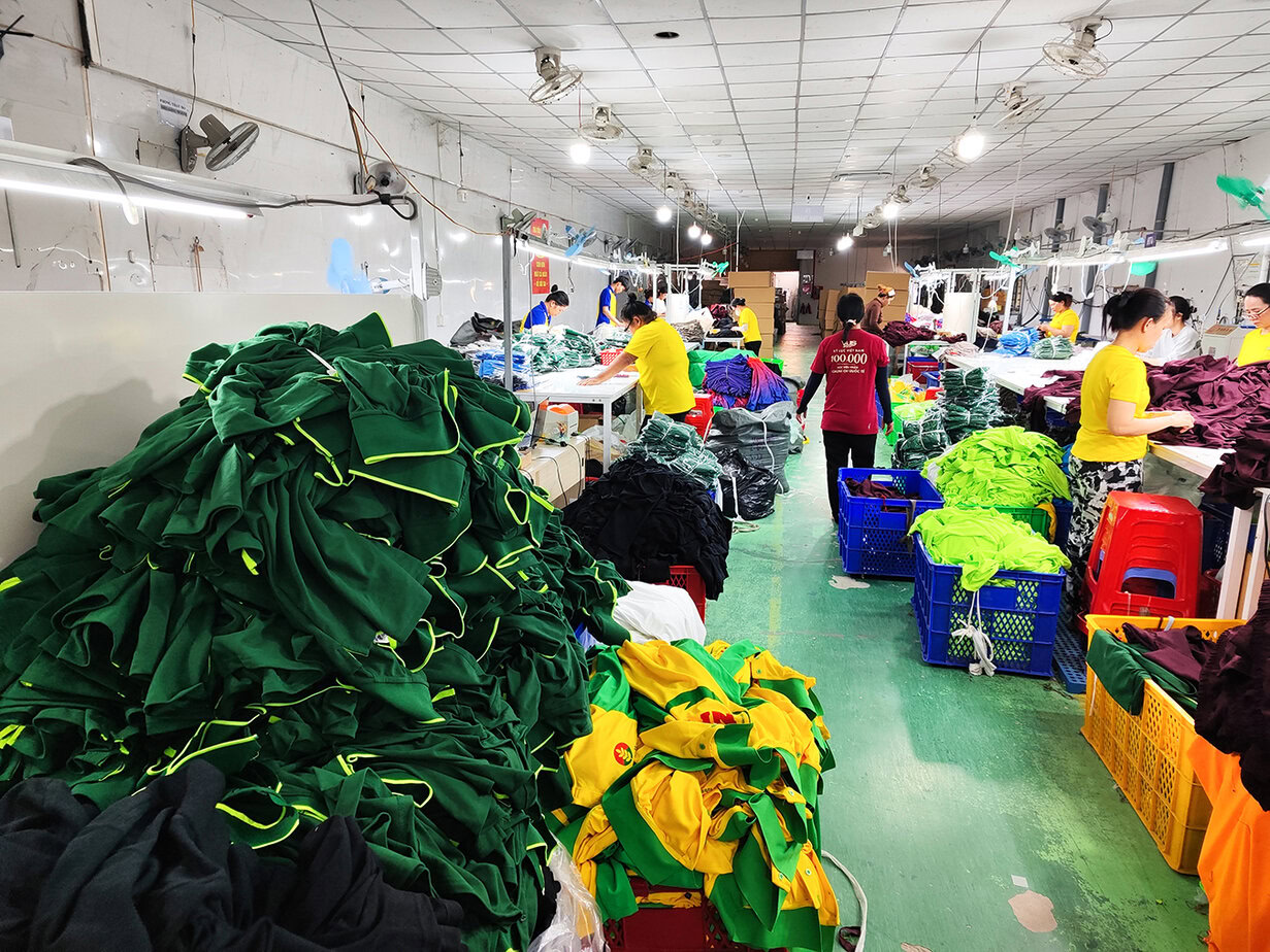 - WORKING AROUND THE CLOCK TO COMPLETE SCHOOL UNIFORM ORDERS FOR THE UPCOMING BACK-TO-SCHOOL SEASON - WORKING AROUND THE CLOCK TO COMPLETE SCHOOL UNIFORM ORDERS FOR THE UPCOMING BACK-TO-SCHOOL SEASON